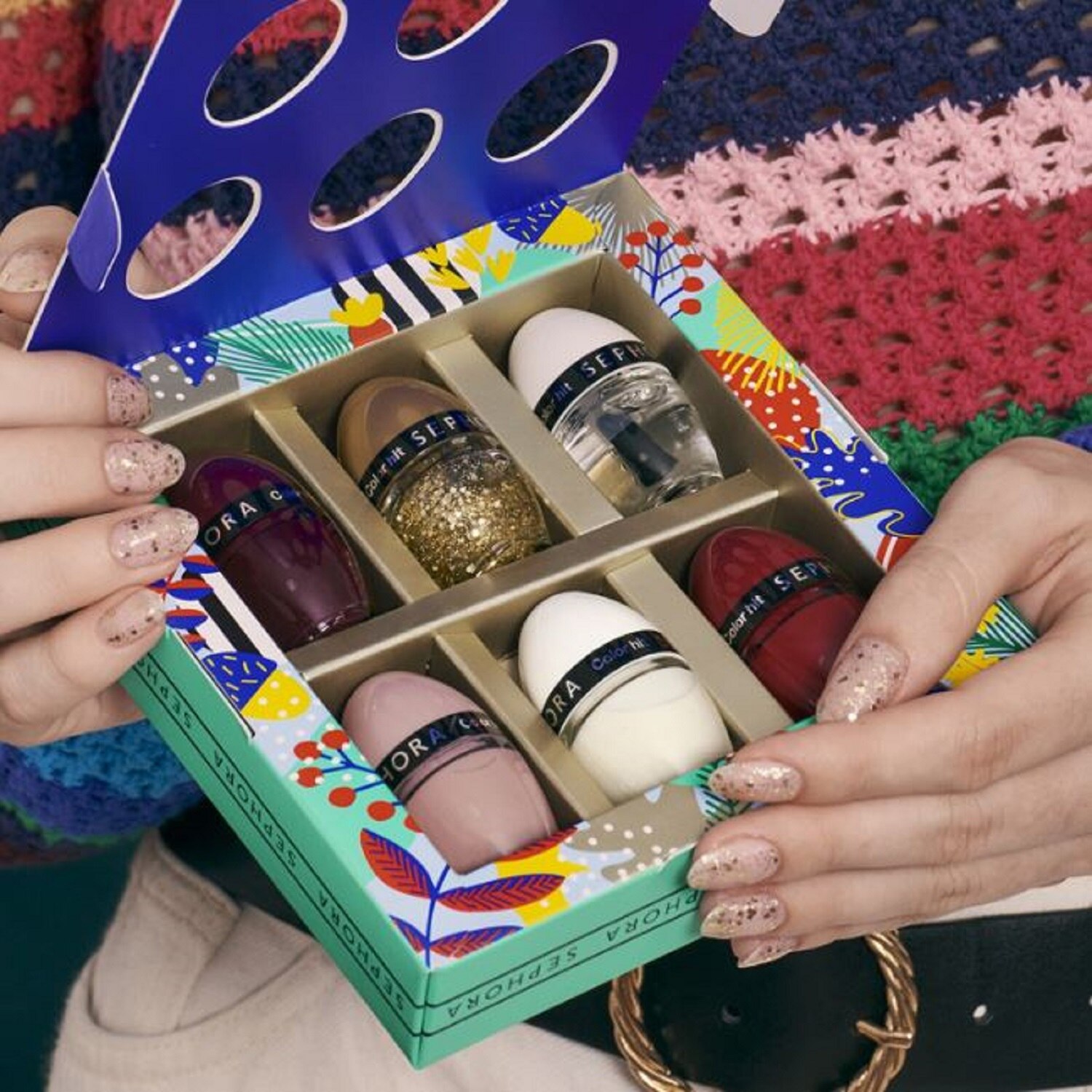 NAIL SET (SET DE ESMALTES DE U&Ntilde;AS-NAVIDAD)